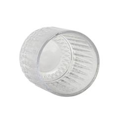 Set di 6 bicchieri in vetro, 7,5 x 7,5 x 9,5 cm, trasparente | Collezione Striped