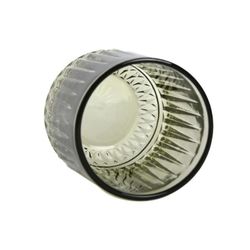 Set di 6 bicchieri in vetro, 7,5 x 7,5 x 9,5 cm in verde | Collezione Striped