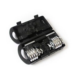 Set di manubri da 15 kg, 21 x 17 x 41 cm, cromato in argento | Collezione Serie 700
