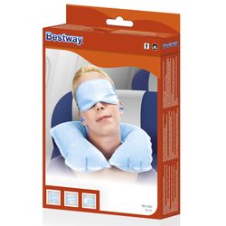 Set da Viaggio Sojourna: Cuscino Gonfiabile, Mascherina per Gli Occhi e Tappi per le Orecchie Bestway