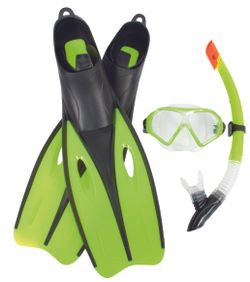 Ensemble Masque de Plongée + Tuba + Palmes Bestway Dream Diver