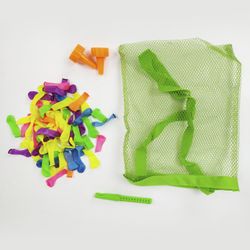 Set de 120 globos de agua con adaptador y bolsa para juegos al aire libre