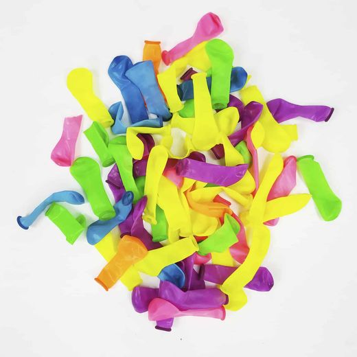 Set de 120 globos de agua con adaptador y bolsa para juegos al aire libre