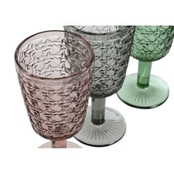 Set di bicchieri da acqua, 8,7 x 8,7 x 17 cm, in vetro multicolore | Collezione Colors