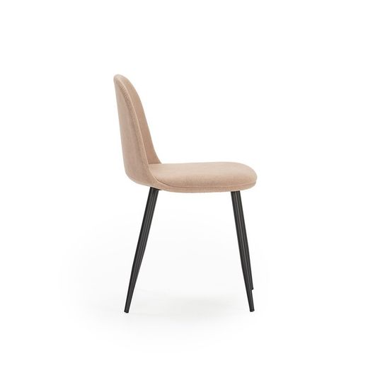 Sedia, 45 x 52 x 81 cm, in tessuto rosa | Collezione Malila