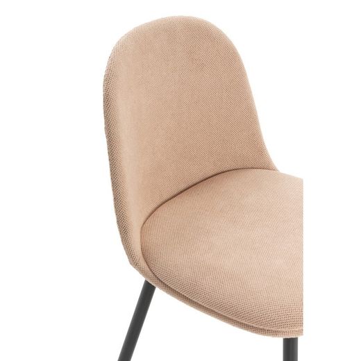 Sedia, 45 x 52 x 81 cm, in tessuto rosa | Collezione Malila