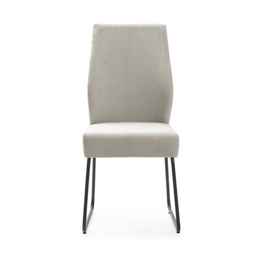 Sedia, 45 x 62 x 97 cm, in tessuto effetto pietra | Collezione Alan