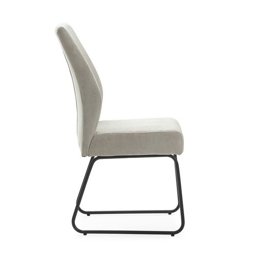 Sedia, 45 x 62 x 97 cm, in tessuto effetto pietra | Collezione Alan