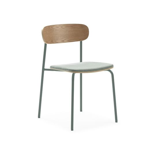 Sedia, 46 x 51 x 77 cm, in tessuto azzurro chiaro | Collezione Adriana