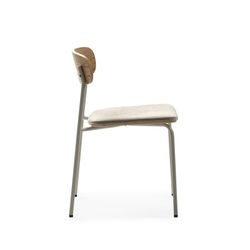Sedia, 46 x 51 x 77 cm, in tessuto beige | Collezione Adriana