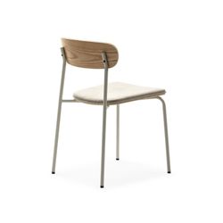 Sedia, 46 x 51 x 77 cm, in tessuto beige | Collezione Adriana