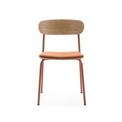 Sedia, 46 x 51 x 77 cm, in tessuto arancione | Collezione Adriana