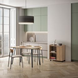 Silla, 46 x 51 x 77 cm, de tejido en topo | Colección Adriana