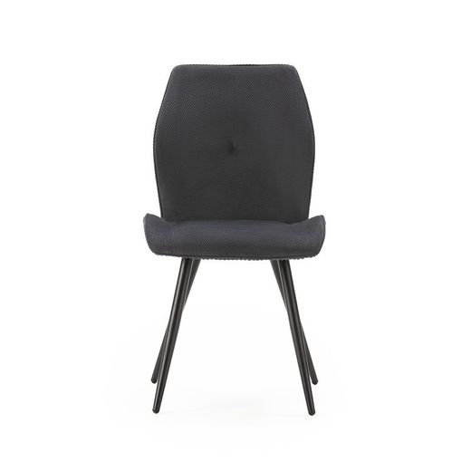 Sedia, 46 x 62 x 89 cm, in tessuto grigio | Collezione Adaya