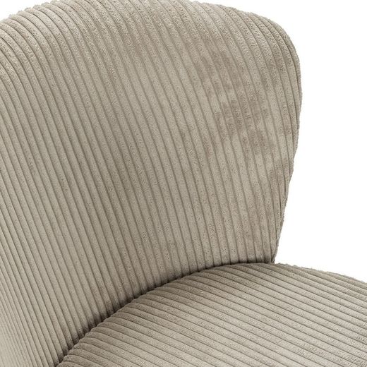 Sedia, 47 x 58 x 78 cm, in tessuto beige | Collezione Megan