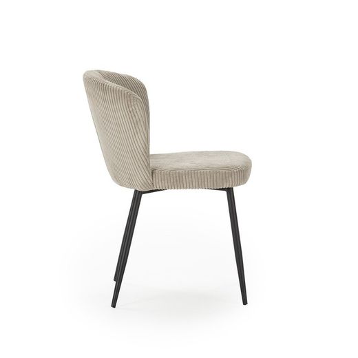 Sedia, 47 x 58 x 78 cm, in tessuto beige | Collezione Megan