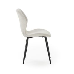 Sedia, 47 x 58 x 85 cm, in tessuto bianco | Collezione Nalu