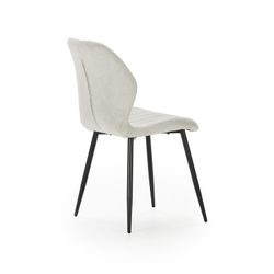 Sedia, 47 x 58 x 85 cm, in tessuto bianco | Collezione Nalu
