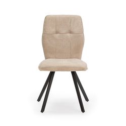 Sedia, 47 x 60 x 89 cm, in tessuto beige | Collezione Mery