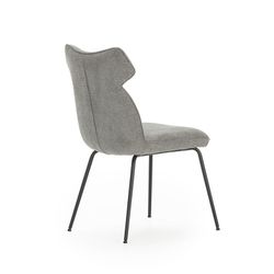 Sedia, 47 x 64,5 x 91,5 cm, in tessuto grigio | Collezione Dara