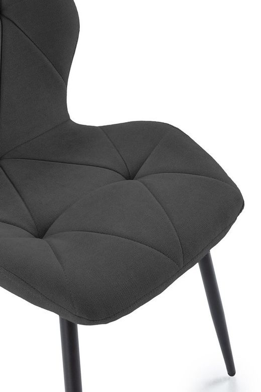 Sedia, 47,5 x 57,5 x 85 cm, in tessuto nero | Collezione Luna