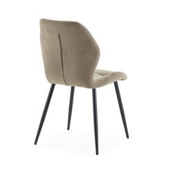 Sedia, 47,5 x 57,5 x 85 cm, in tessuto verde | Collezione Luna