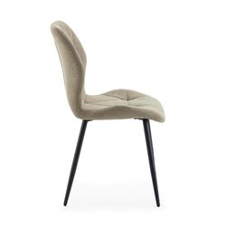 Sedia, 47,5 x 57,5 x 85 cm, in tessuto verde | Collezione Luna