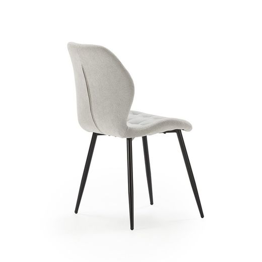 Silla, 48 x 58 x 85 cm, de tejido en gris | Colección Nalu