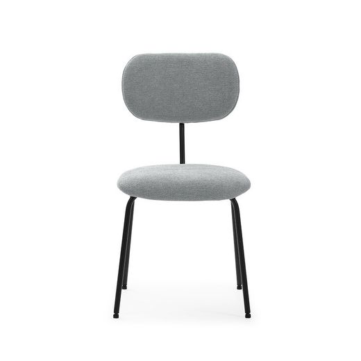 Sedia, 48 x 59 x 86,5 cm, in tessuto grigio | Collezione Dash