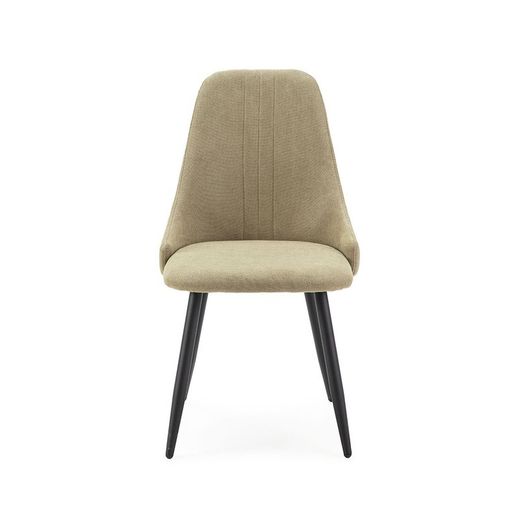 Sedia, 50 x 57 x 91 cm, in tessuto verde | Collezione Mani