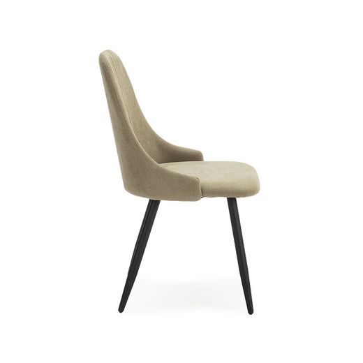 Sedia, 50 x 57 x 91 cm, in tessuto verde | Collezione Mani