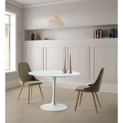 Sedia, 50 x 57 x 91 cm, in tessuto e metallo, verde e naturale | Collezione Seul