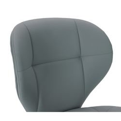 Sedia, 50 x 57,5 x 83 cm, in pelle sintetica verde | Collezione Maura