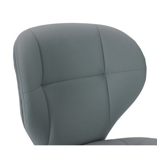 Sedia, 50 x 57,5 x 83 cm, in pelle sintetica verde | Collezione Maura