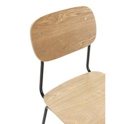 Silla, 53,5 x 47 x 84,5 cm, de madera en natural | Colección Aira