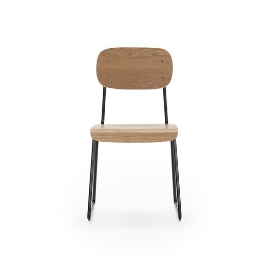 Silla, 53,5 x 47 x 84,5 cm, de madera en natural | Colección Aira