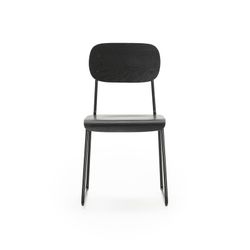 Silla, 53,5 x 47 x 84,5 cm, de madera en negro | Colección Aira