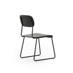 Silla, 53,5 x 47 x 84,5 cm, de madera en negro | Colección Aira