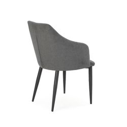 Sedia, 56 x 57 x 88 cm, in tessuto grigio | Collezione Nadi