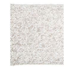 Sedia da pranzo, 49,5 x 47 x 72,5 cm, in tessuto bouclé bianco | Collezione Badalona