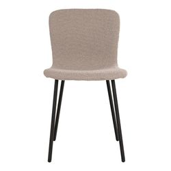 Sedia da pranzo, 52,5 x 44,5 x 76,5 cm, in tessuto bouclé beige | Collezione Halden