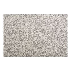 Sedia da pranzo, 59 x 55 x 79,5 cm, in tessuto bouclé colore sabbia | Collezione Mira