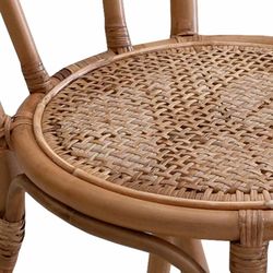Sedia da giardino, 40 x 52 x 90 cm, in rattan, canna e vimini naturale | Collezione Parma