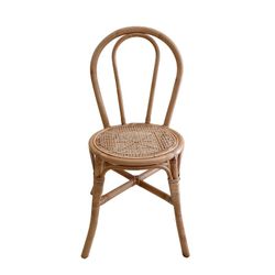 Sedia da giardino, 40 x 52 x 90 cm, in rattan, canna e vimini naturale | Collezione Parma