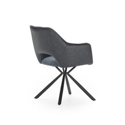 Poltrona, 60 x 62 x 80,5 cm, rivestita in tessuto blu | Collezione Mariel