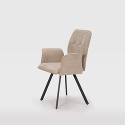 Poltrona, 62 x 60 x 89 cm, in tessuto beige | Collezione Mery
