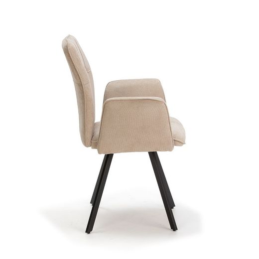 Poltrona, 62 x 60 x 89 cm, in tessuto beige | Collezione Mery