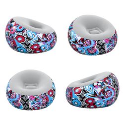 Canapé Gonflable Bestway 112x112x66 cm Surface Flocée Motif Floral