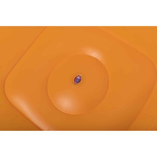 Sofá inflável bola de basquete Bestway 114x112x66 cm laranja