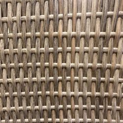 Poltrona da giardino, 65 x 68,5 x 93,5 cm, in acciaio e rattan sintetico colore beige | Collezione Torino